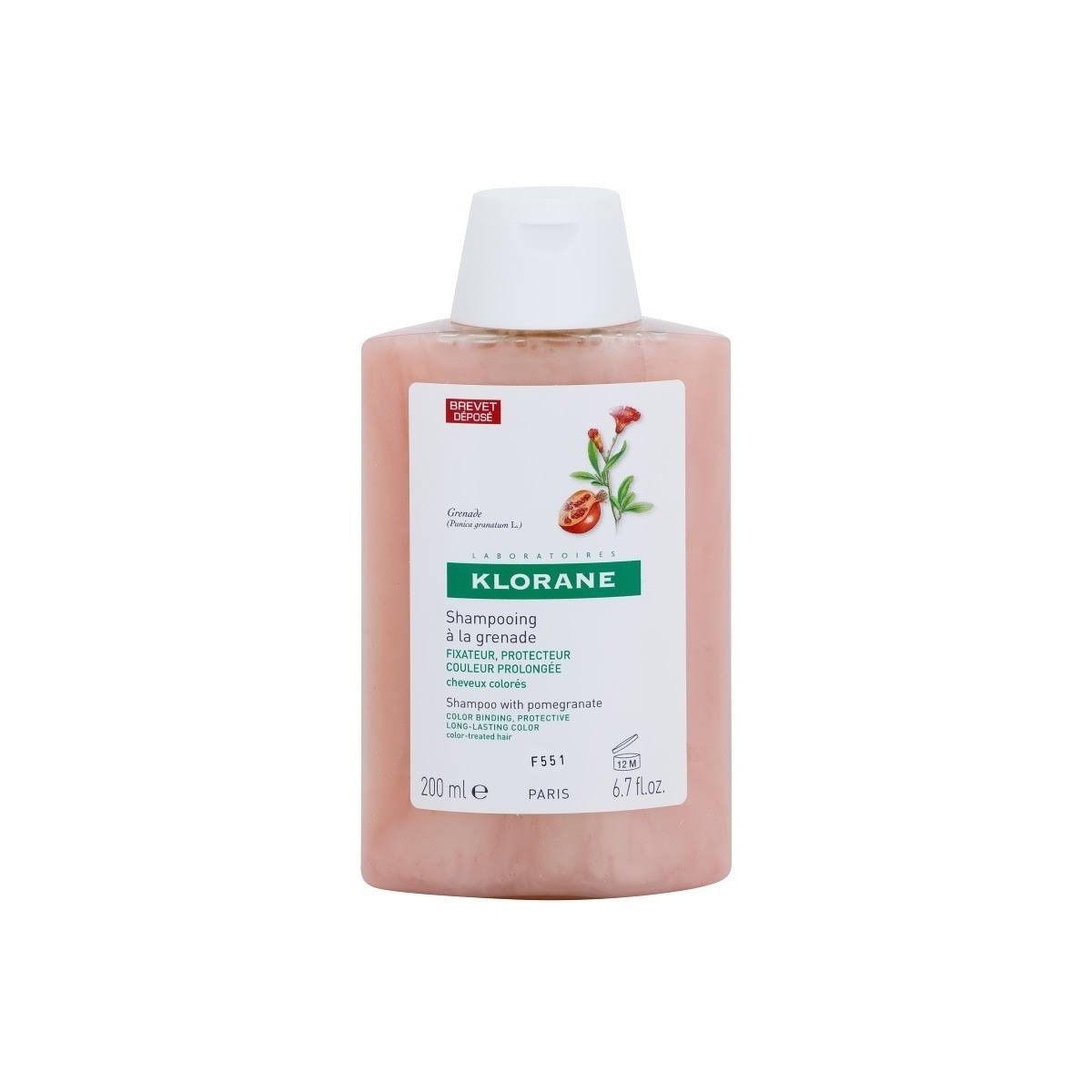 klorane champu granada 200 ml