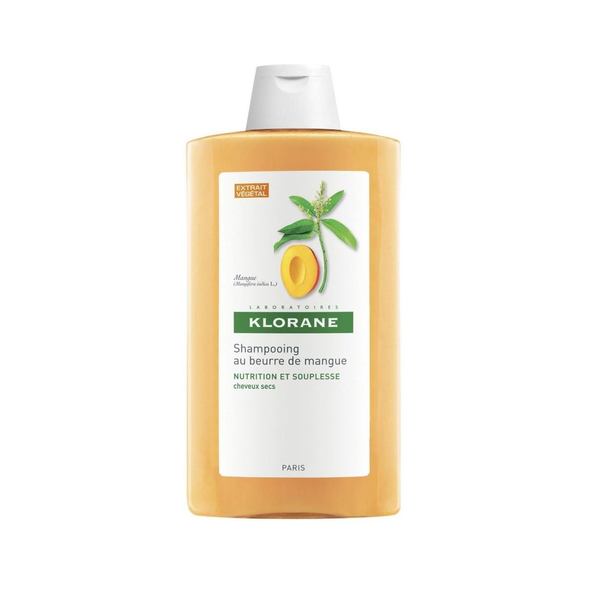 klorane champu nutritivo manteca de mango 400 ml