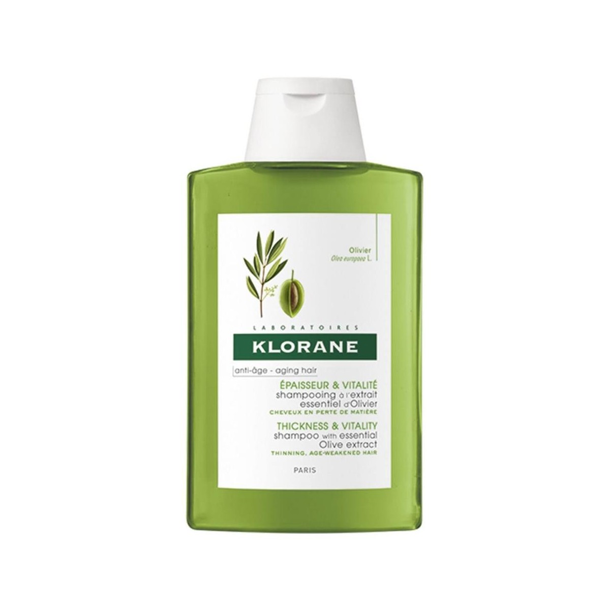 klorane champu al extracto de olivo 200 ml