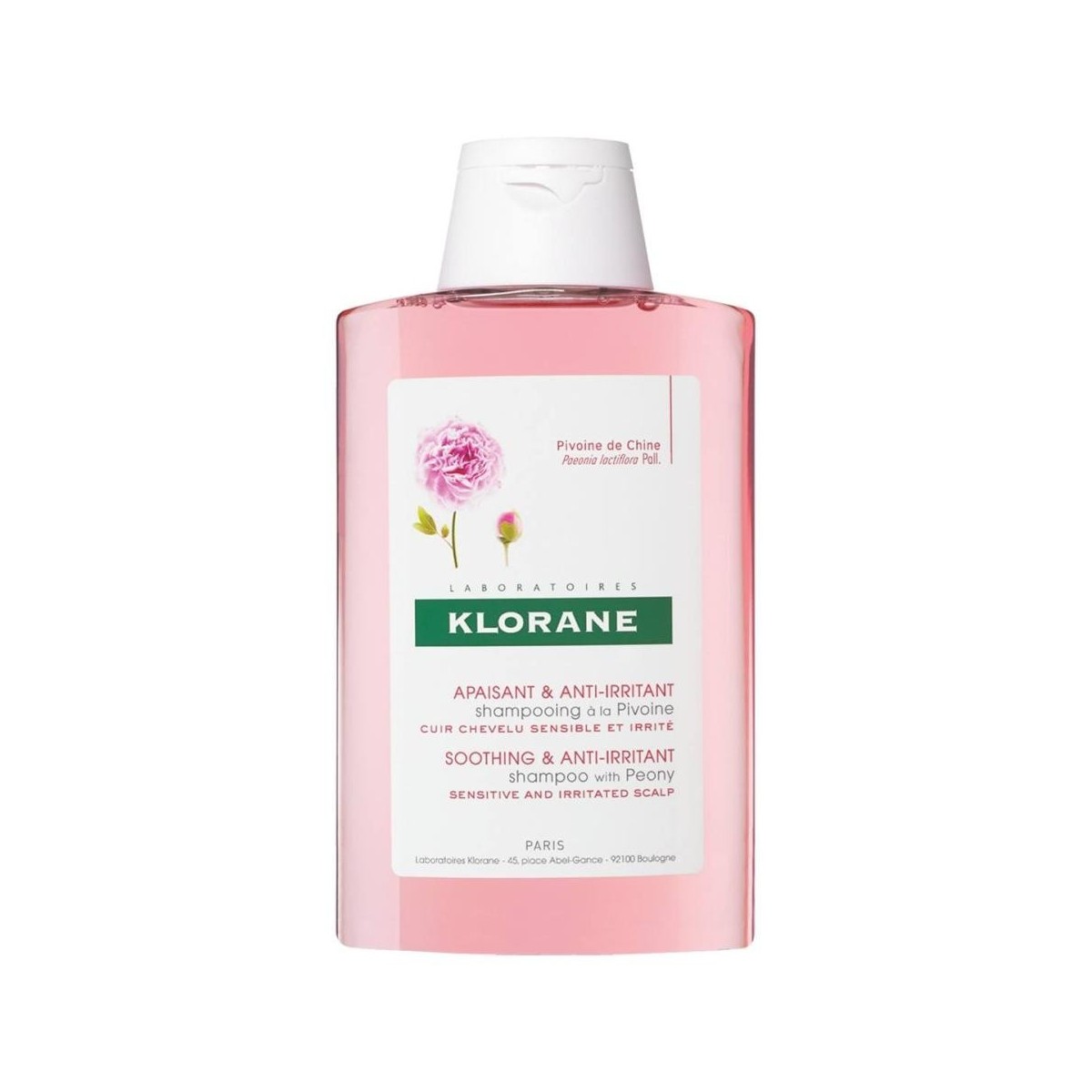 klorane champu calmante peonia 200ml