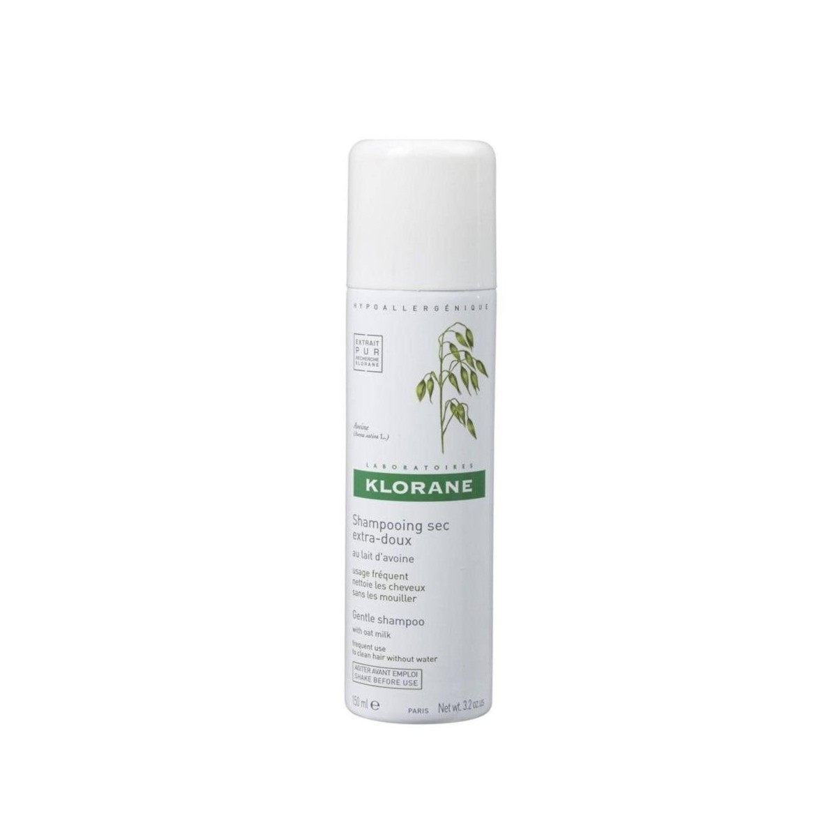 klorane champu seco avena 150 ml