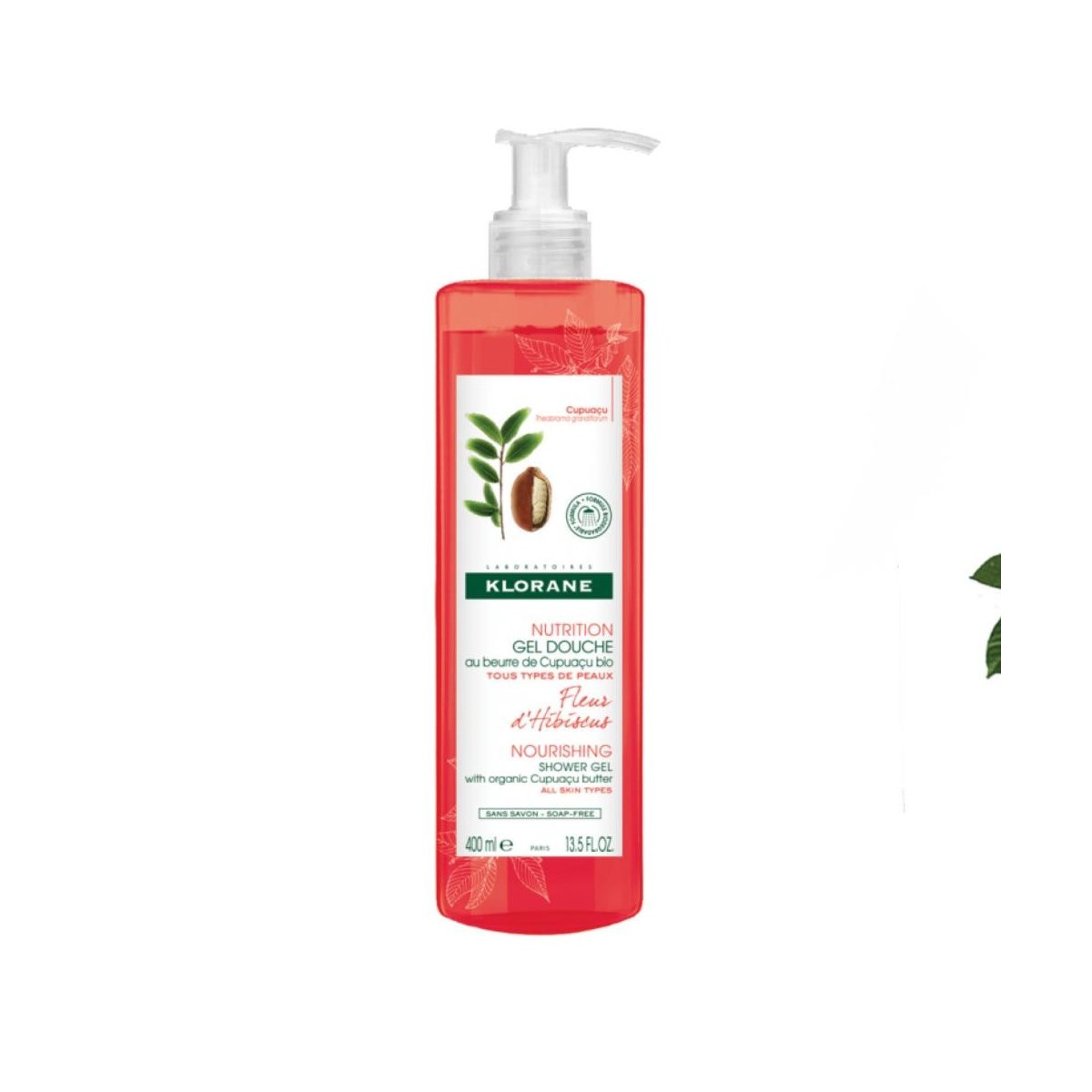 klorane gel de ducha fleur dhibiscus 400 ml
