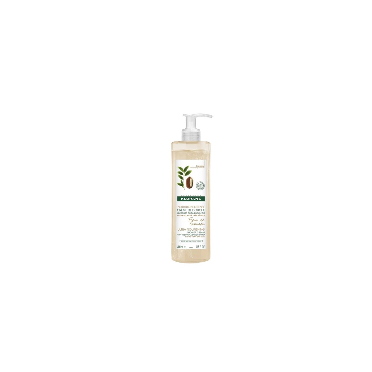 klorane crema de ducha fleur de cupuacu 400 ml