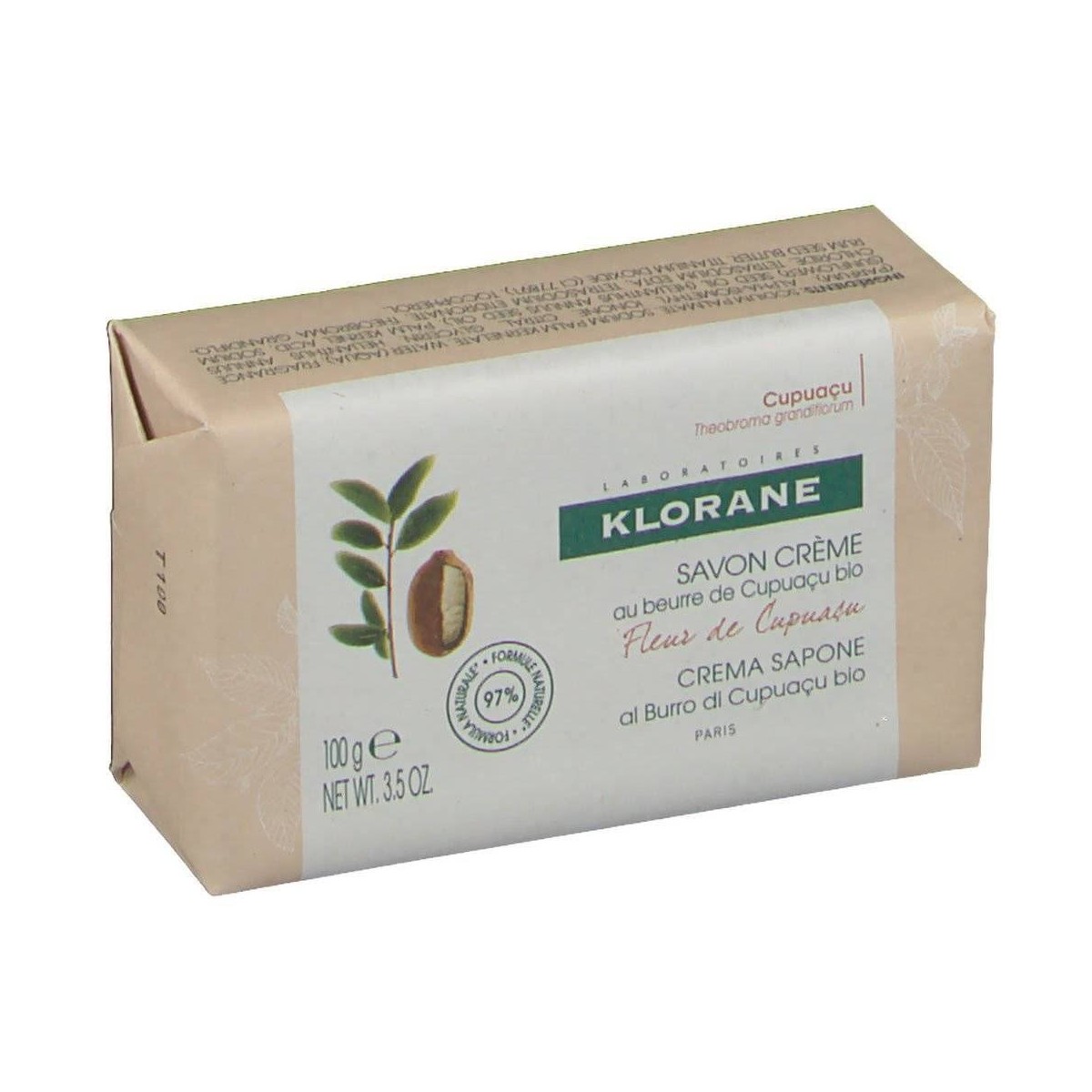 klorane jabon de cupuacu 100g