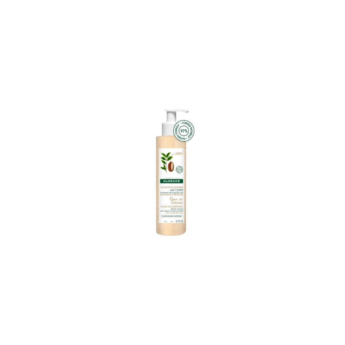 klorane leche corporal de cupuau 400 ml