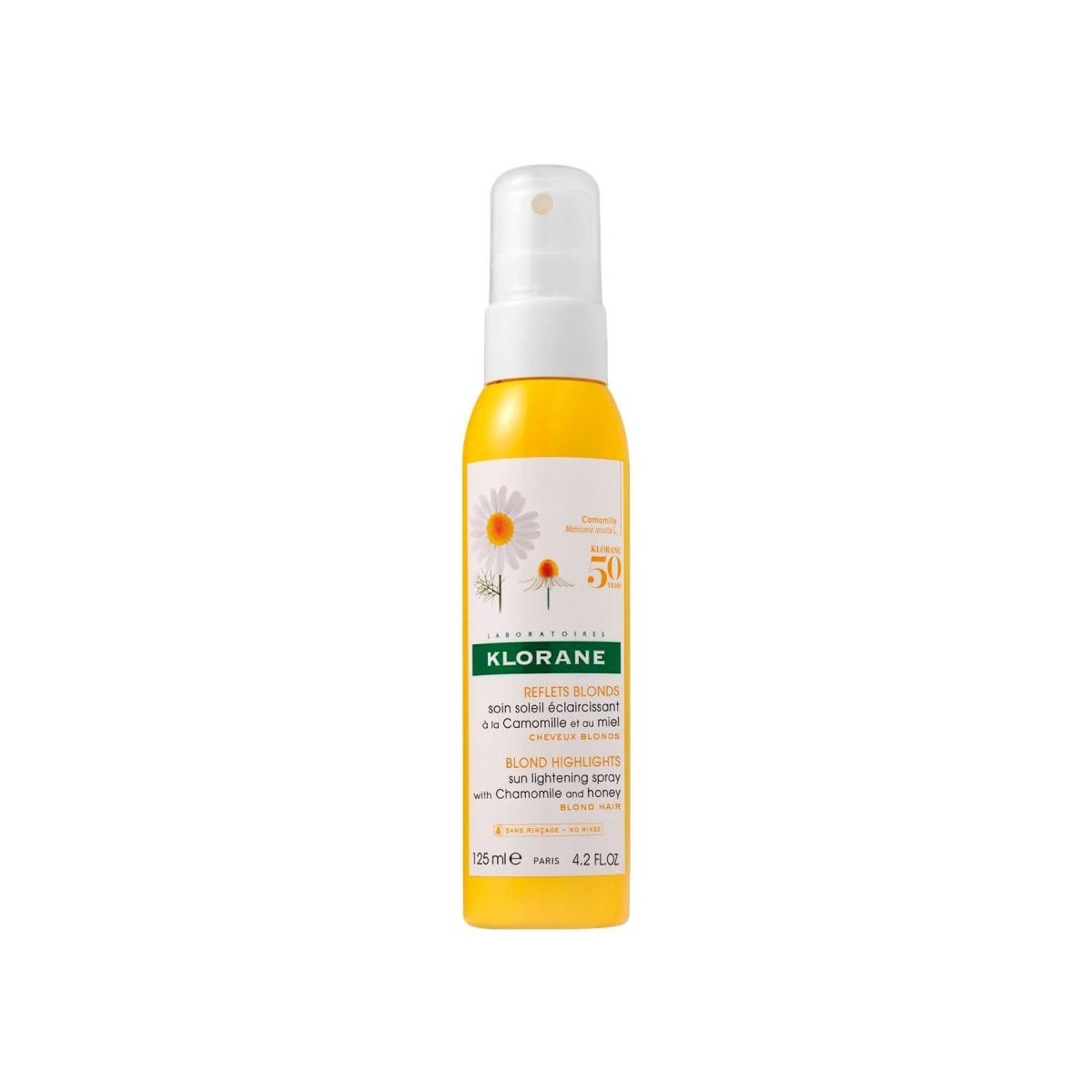 klorane cuidado solar aclarador camomila 125ml