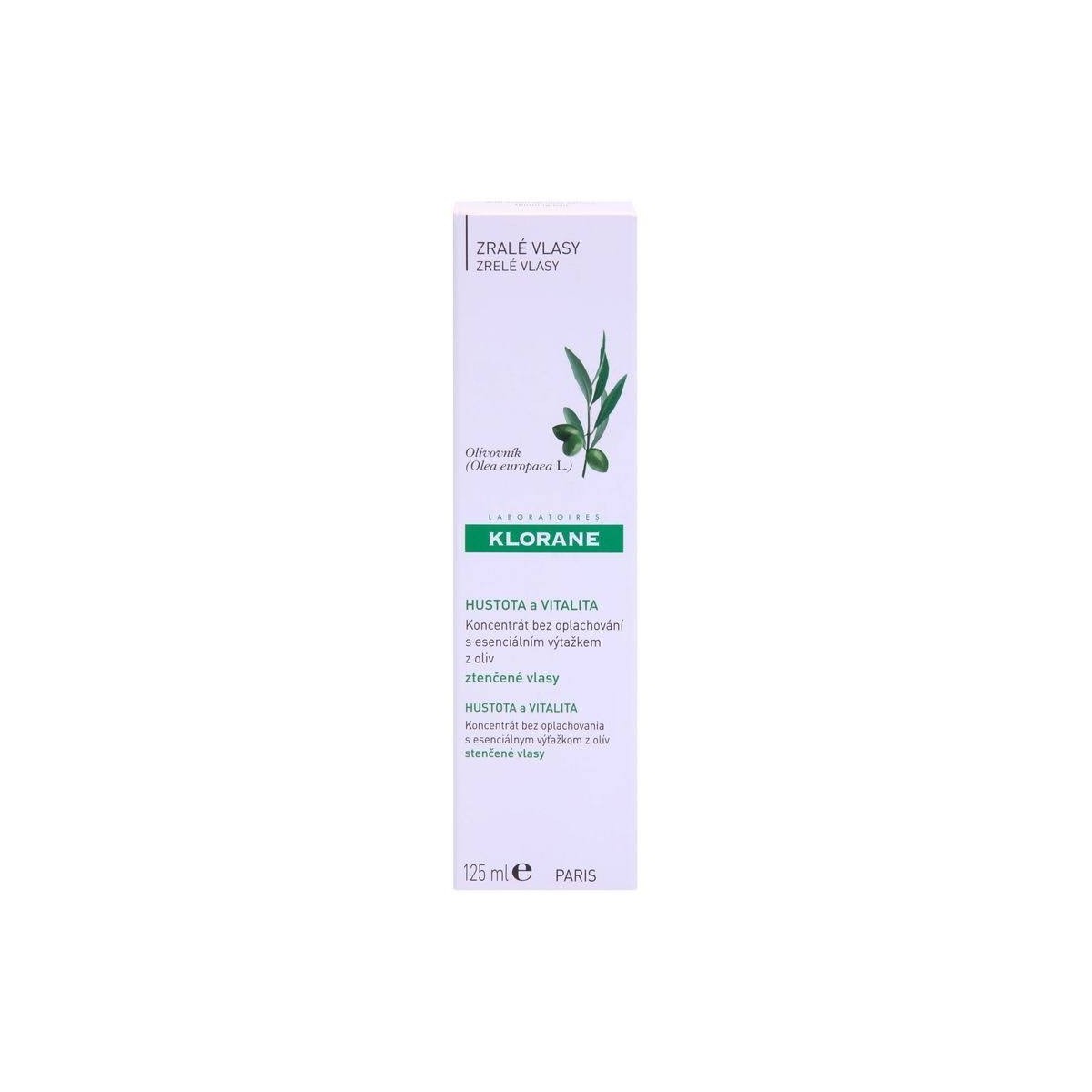 klorane concentrado sin aclarado al extracto de olivo 125 ml