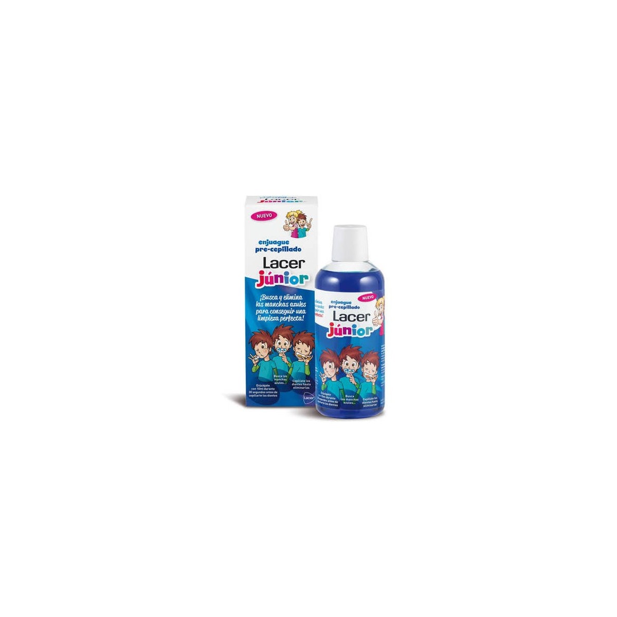 lacer junior enjuague pre cepillado 500 ml