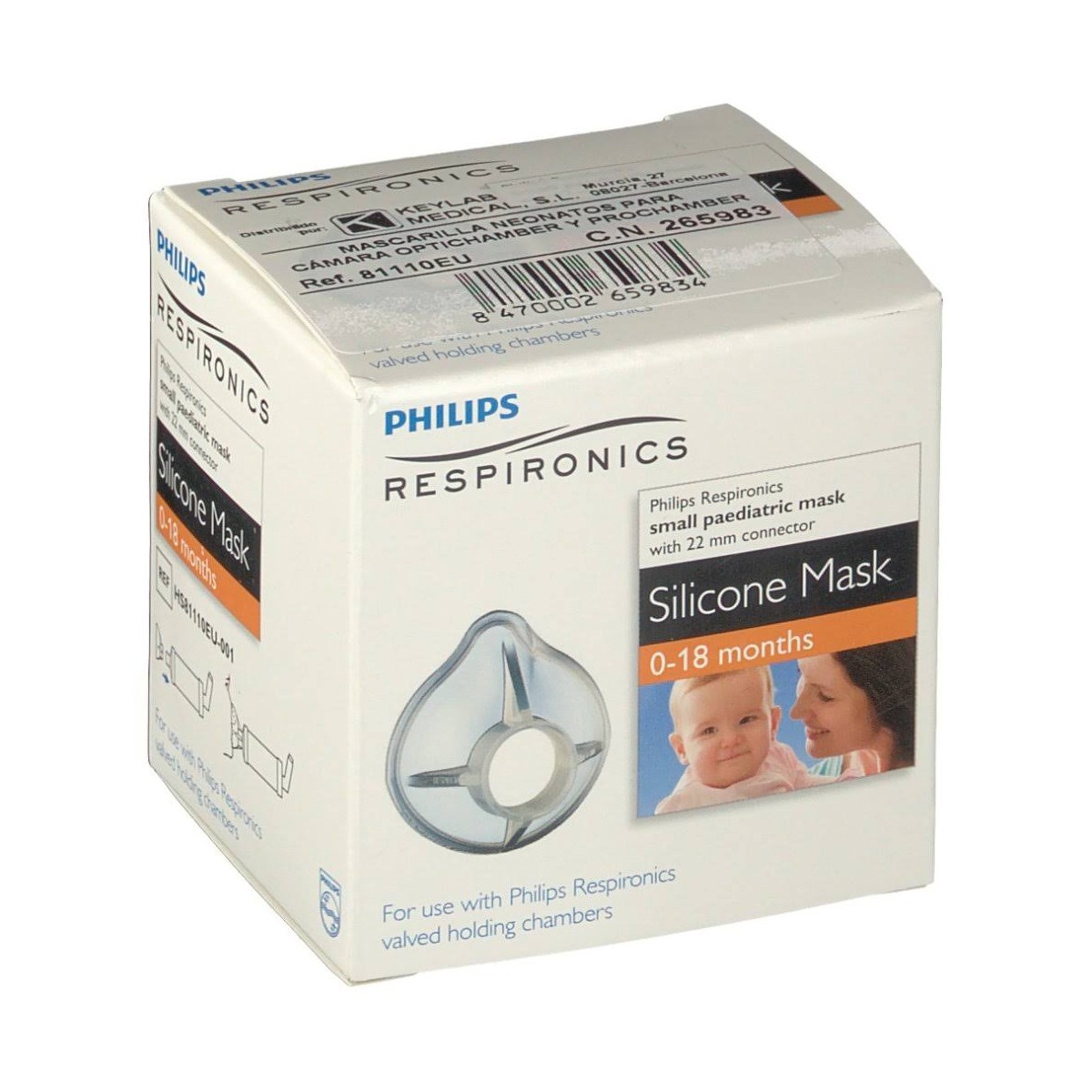 philips respironics mascarilla pediatrica pequena