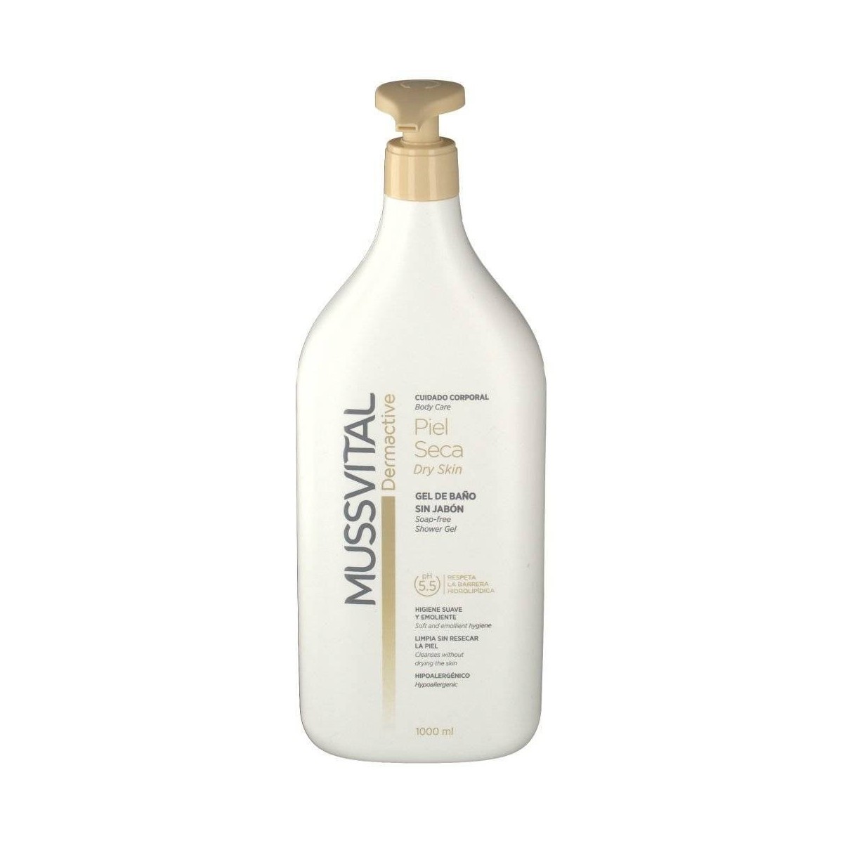 mussvital gel de bano piel seca 1000 ml