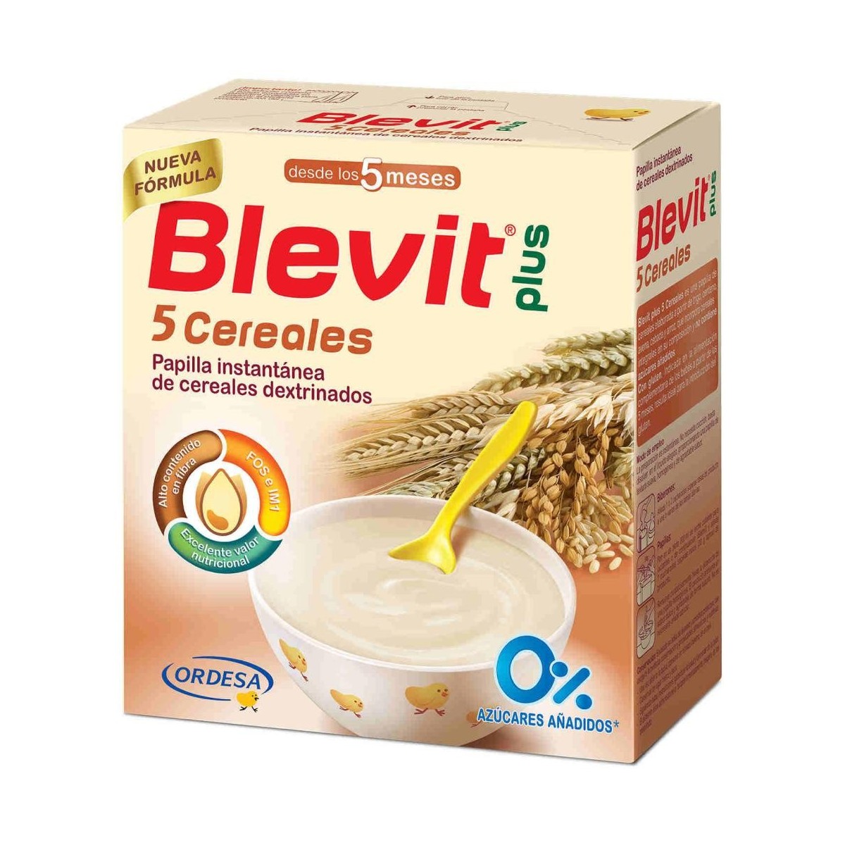 blevit 5 cereales plus 600 g