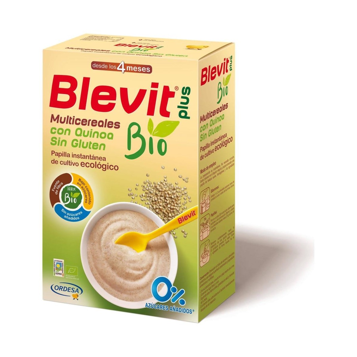 blevit plus multicereales bio quinoa sin gluten 250gr