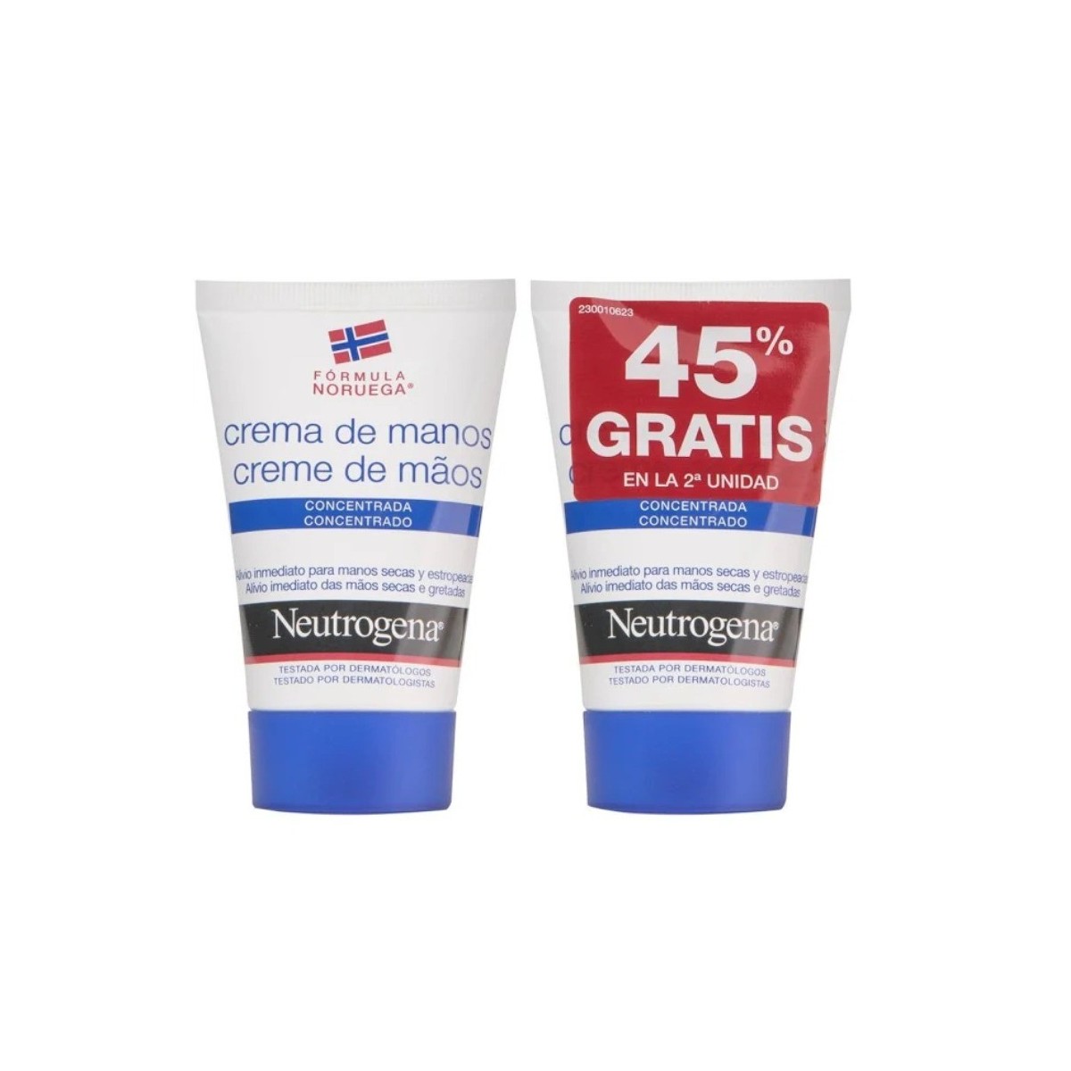 neutrogena duplo crema de manos concentrada