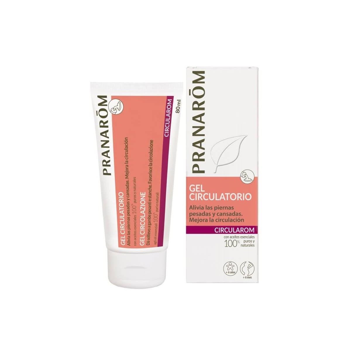 circularom gel circulatorio pranarom 80 ml