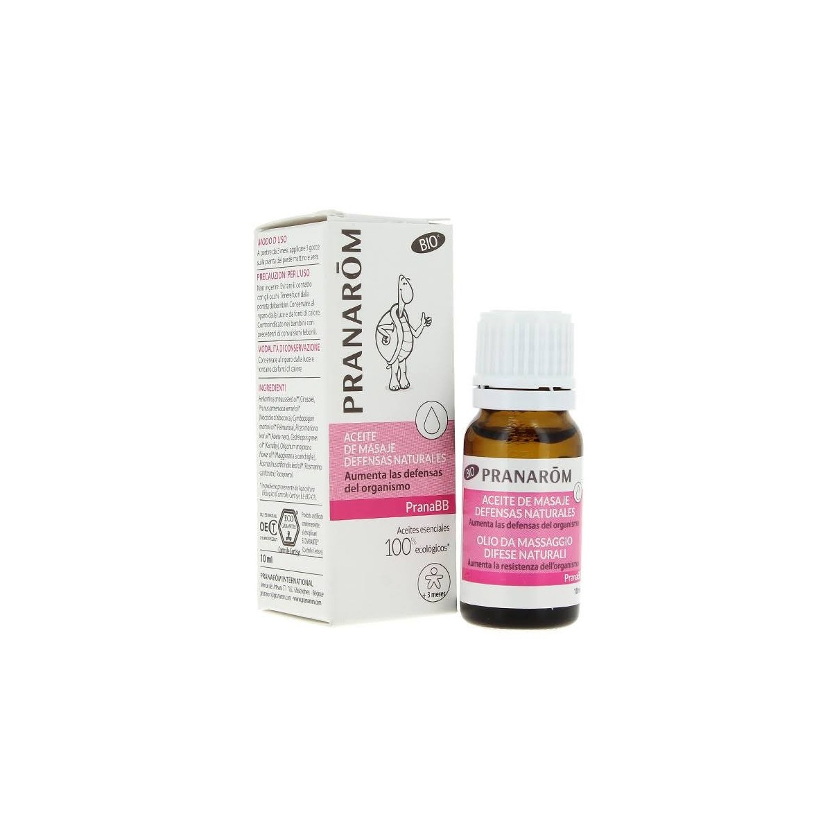 pranarom pranabb aceite de masaje defensas naturales 10ml