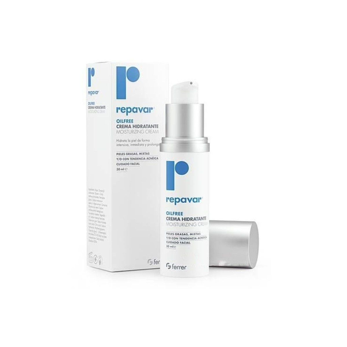 repavar oilfree crema hidratante 30 ml