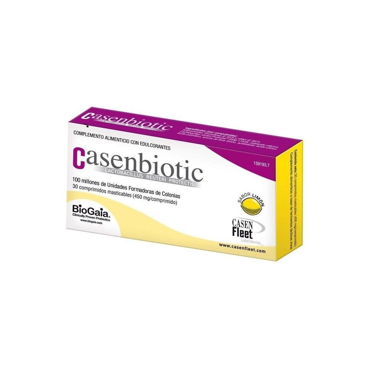 casenbiotic sabor limon 30 comprimidos