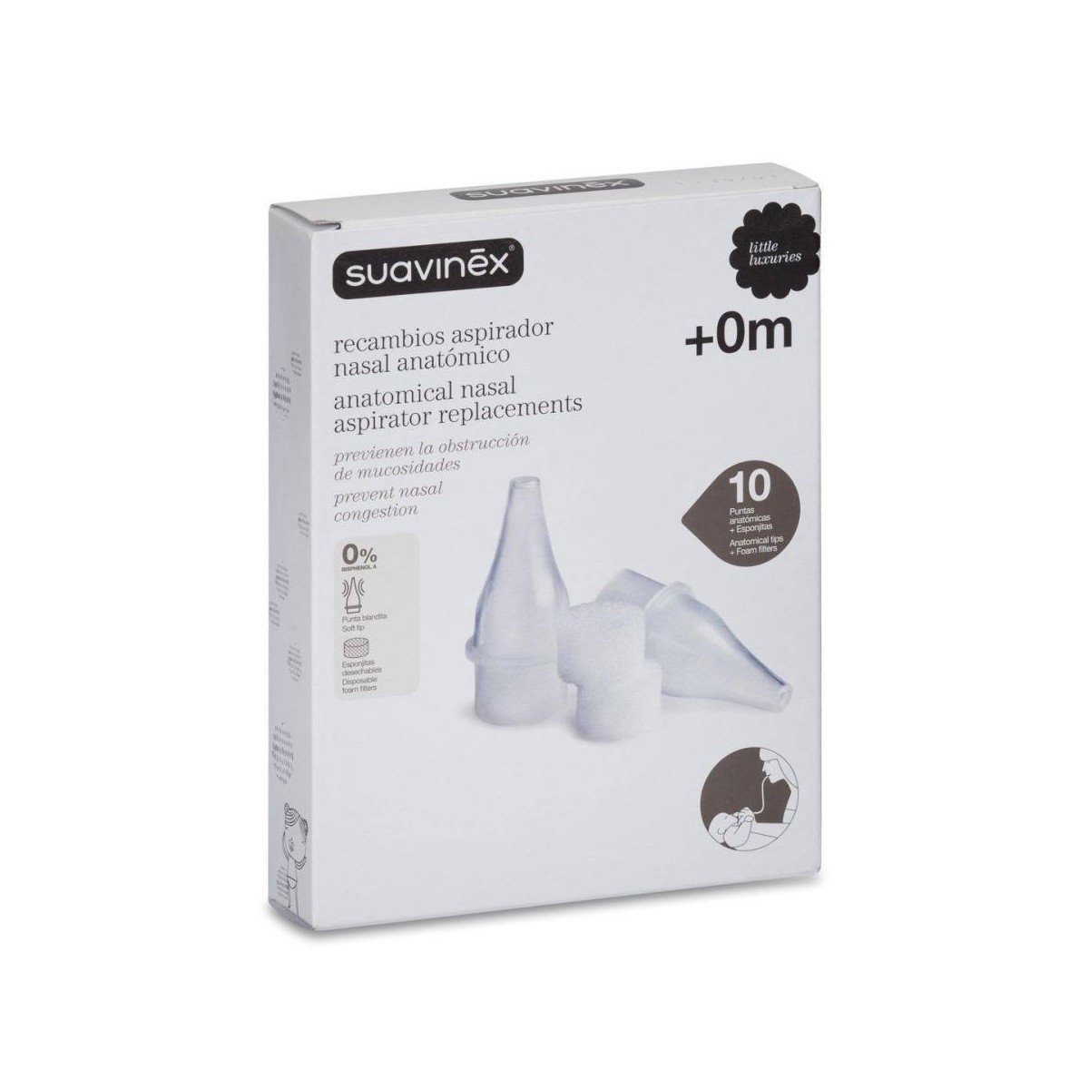 suavinex recambio aspirador nasal anatomico