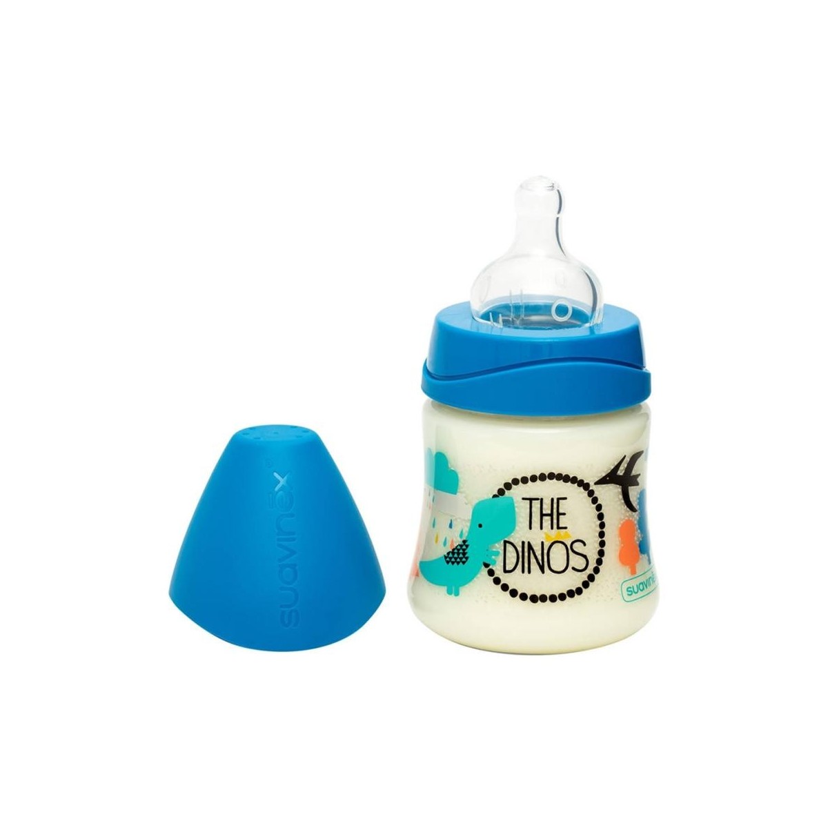 suavinex biberon tetina redonda 3 posiciones silicona 150ml