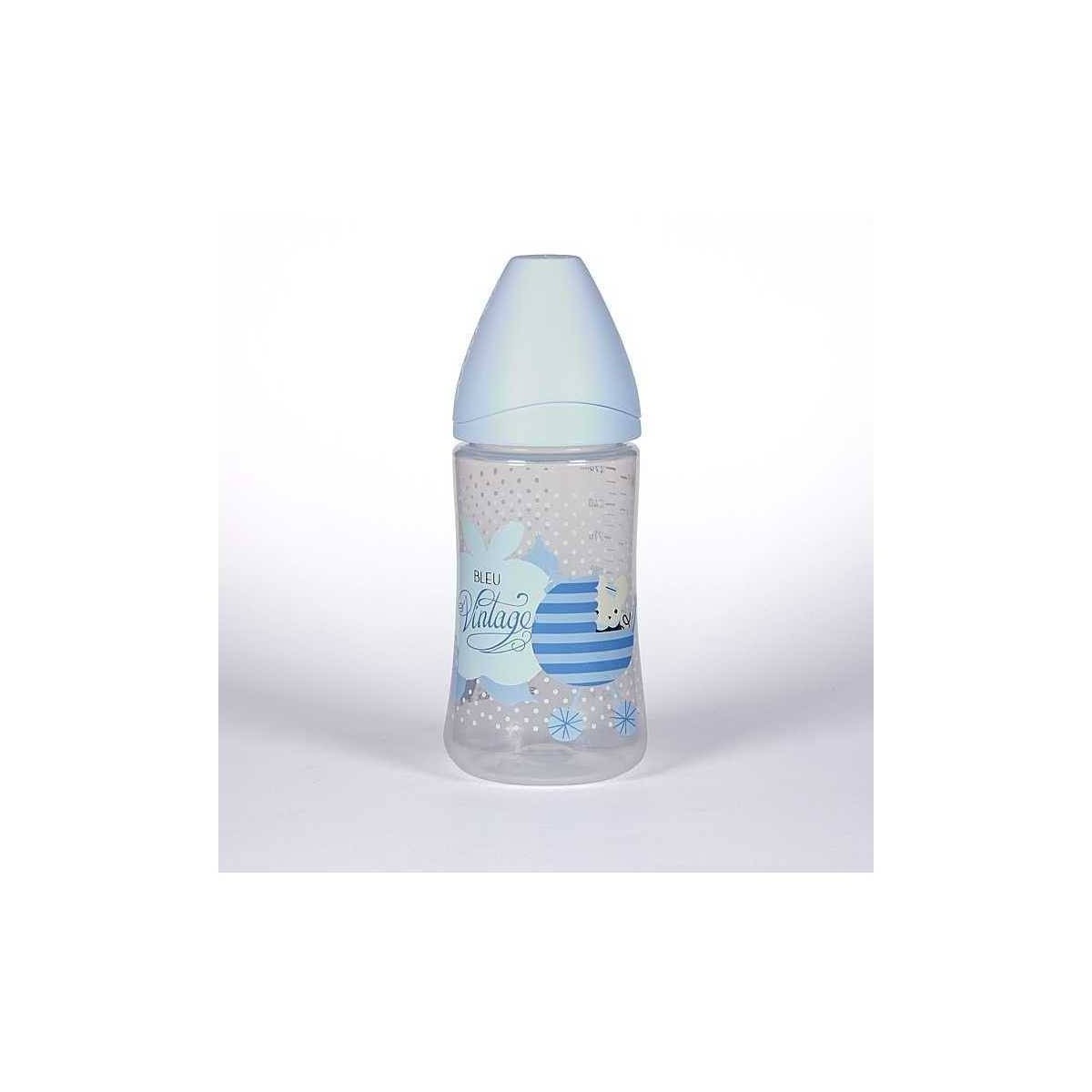 suavinex biberon azul boca ancha 3 posiciones 270ml
