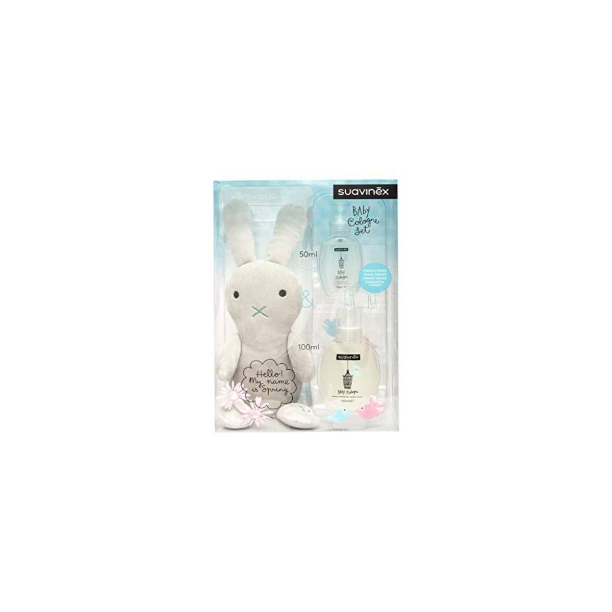 suavinex set colonia 100ml 50ml con conejito