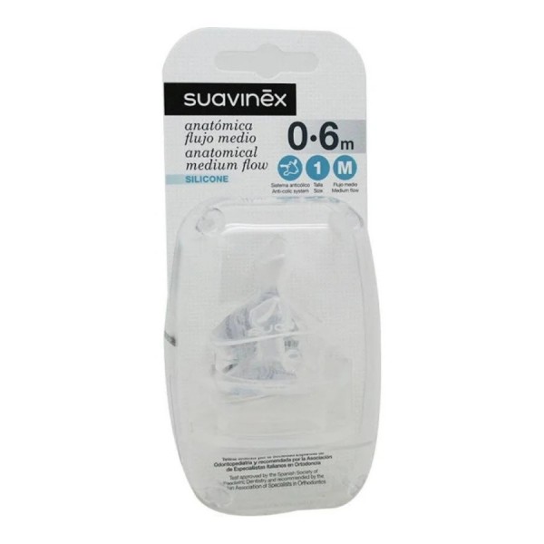 tetina silicona anatomica suavinex t1m 2 u