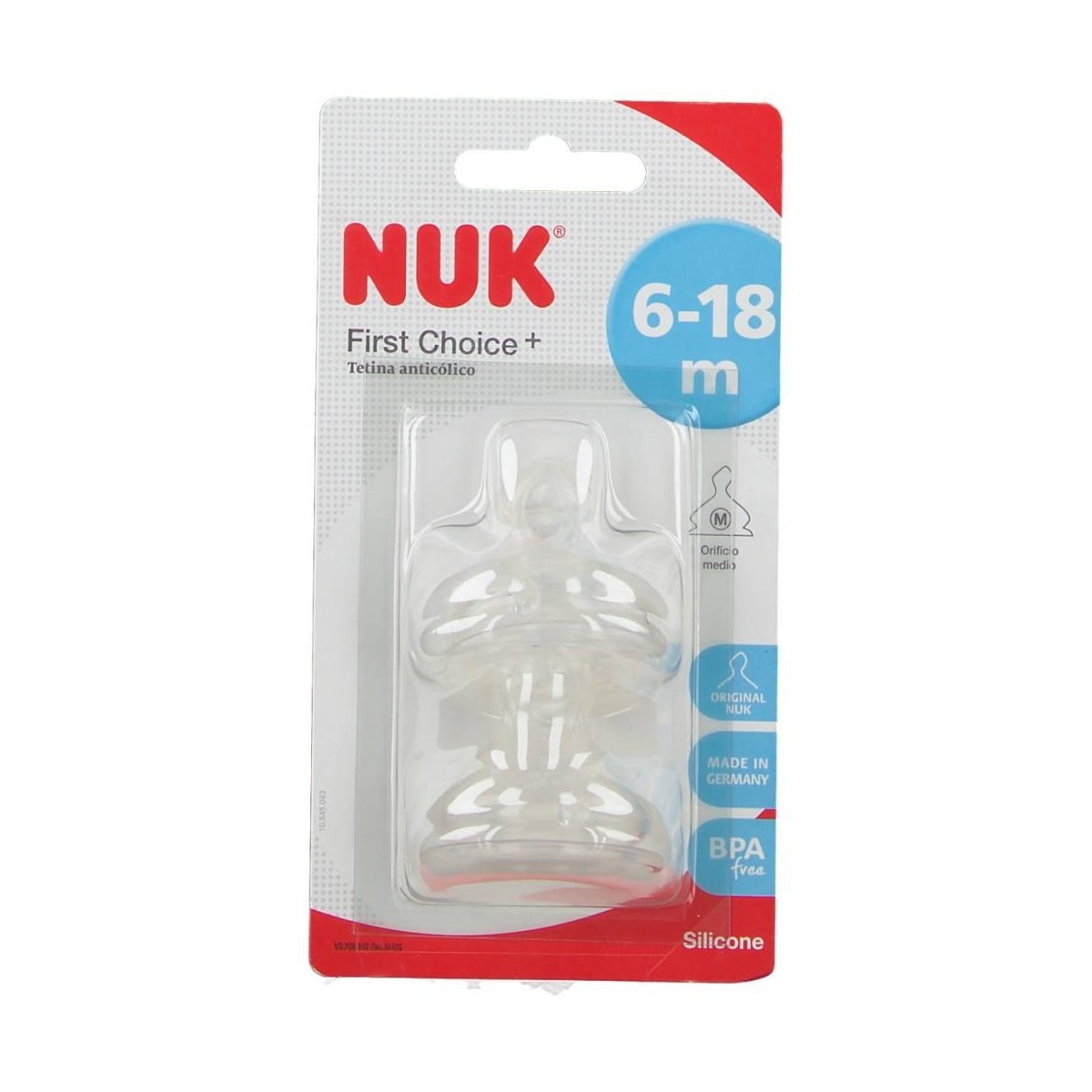 tetina silicona anticolico nuk first choice t 2