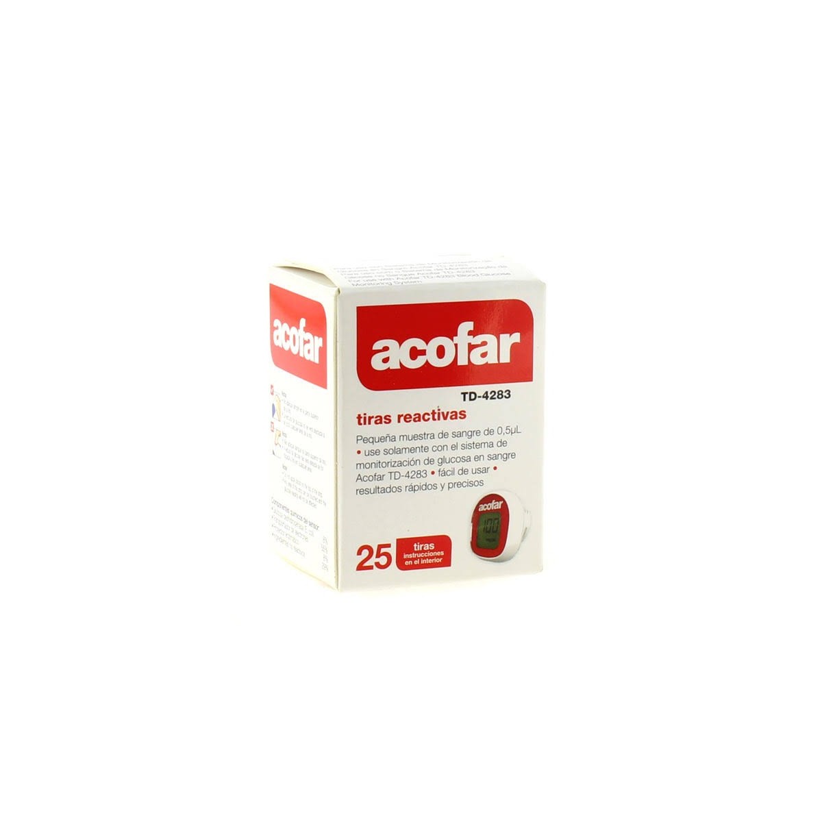 acofar tiras reactivas glucosa 25 unidades