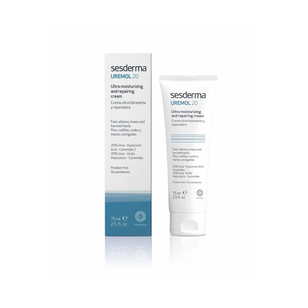 sesderma uremol 20 crema ultra hidratante reparadora 75 ml
