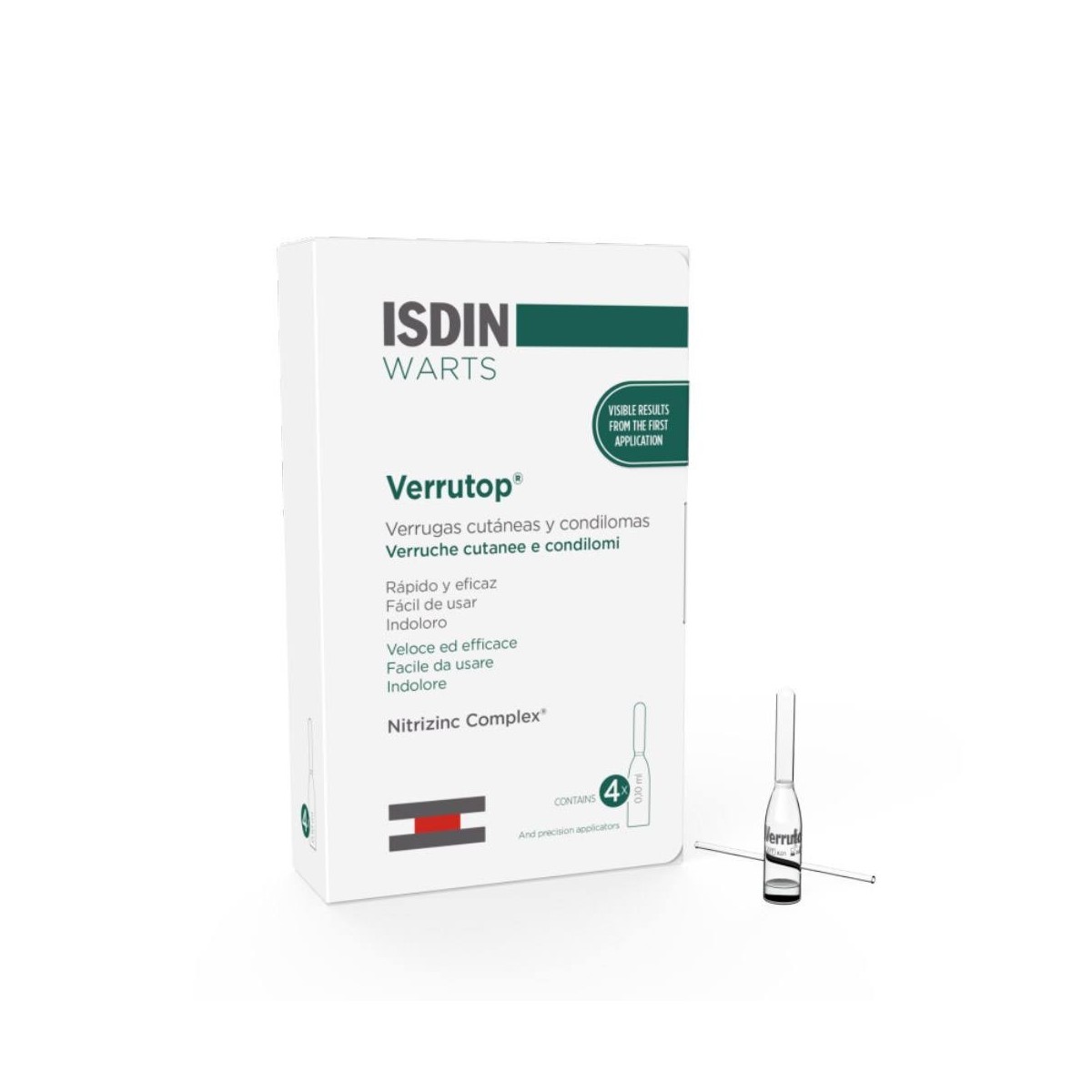 isdin warts verrutop 4 ampollas