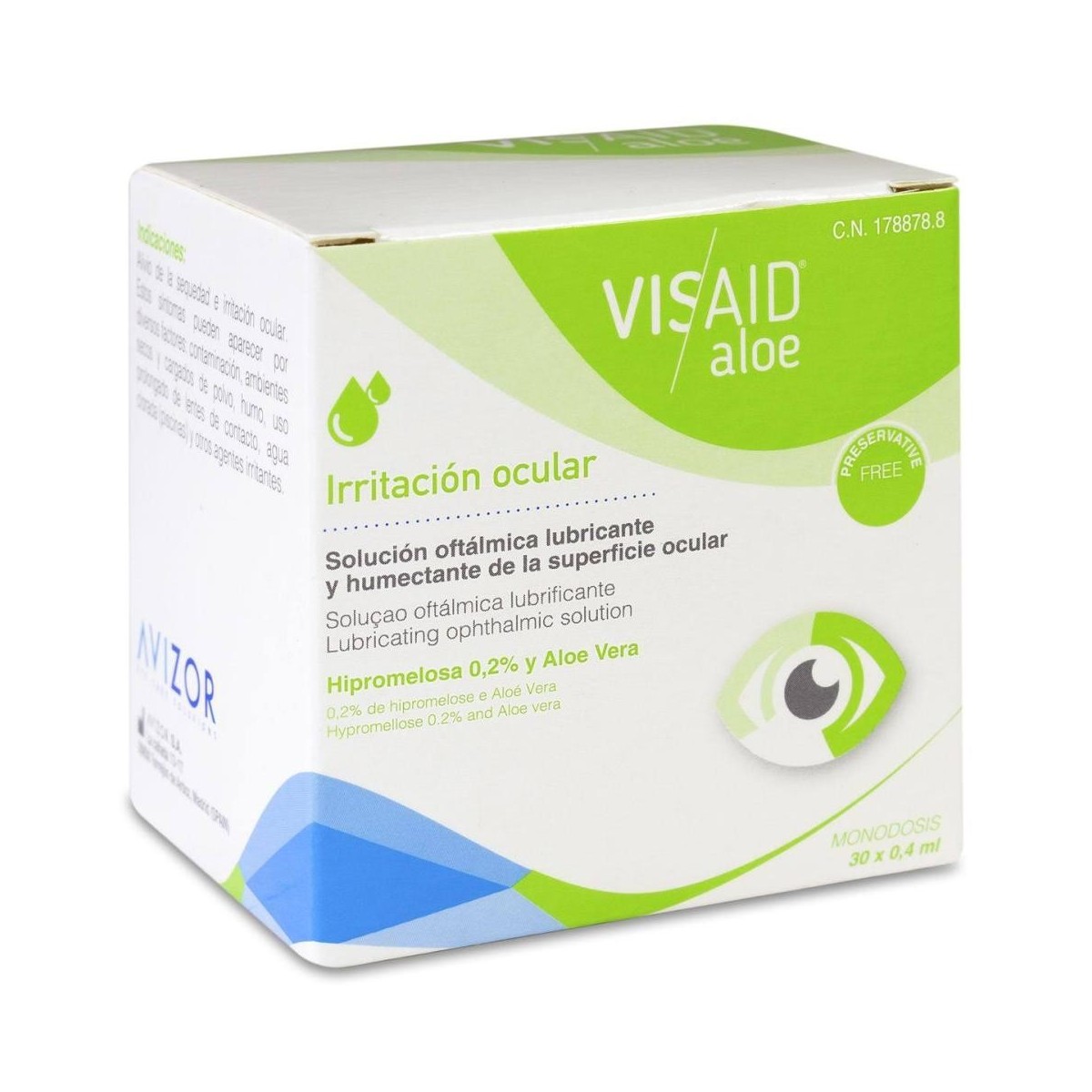 visaid aloe 30 monodosis 04ml
