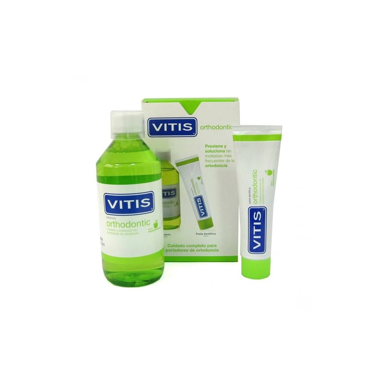 vitis orthodontic pack colutorio 500 ml pasta 100 ml