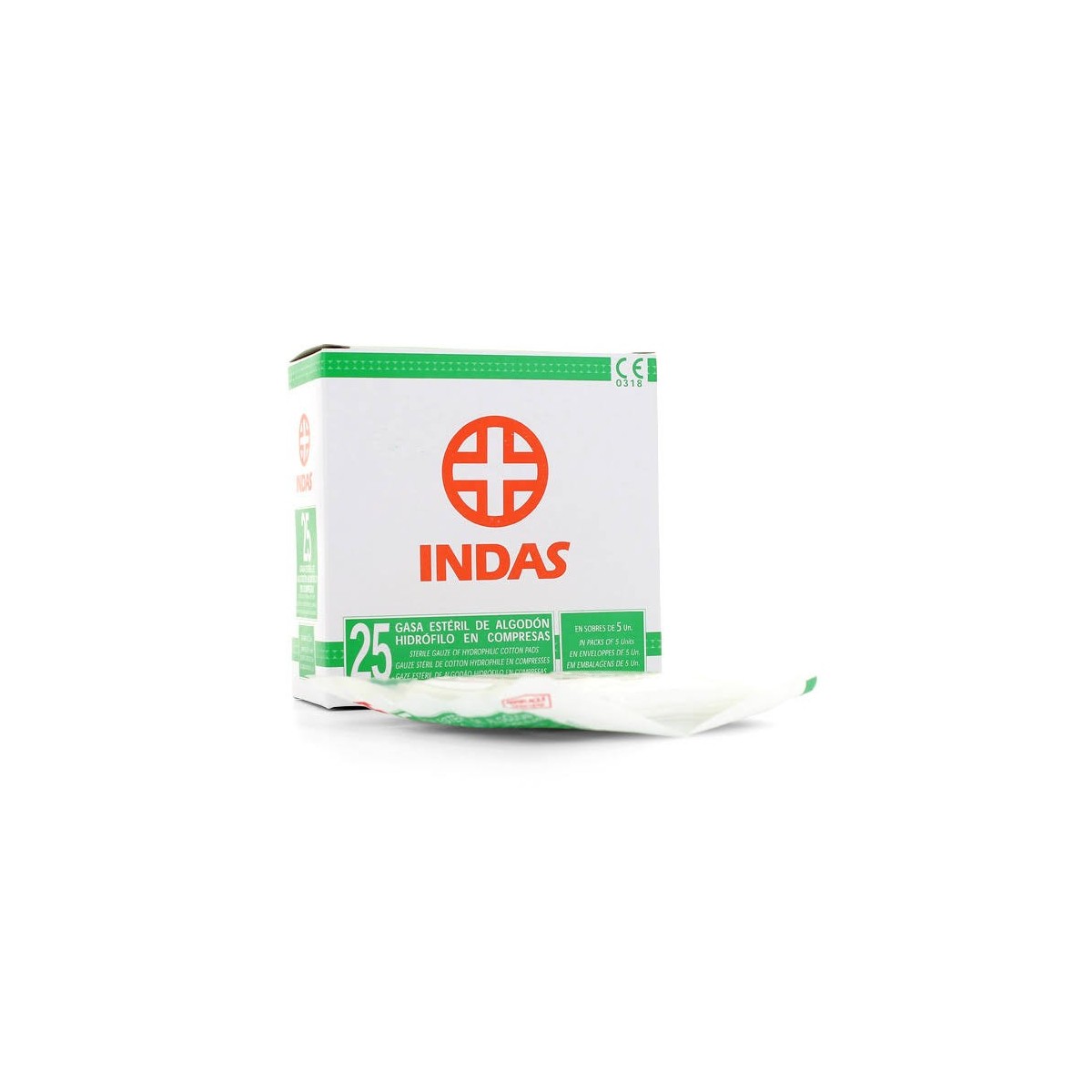 gasa esteril indas 25u