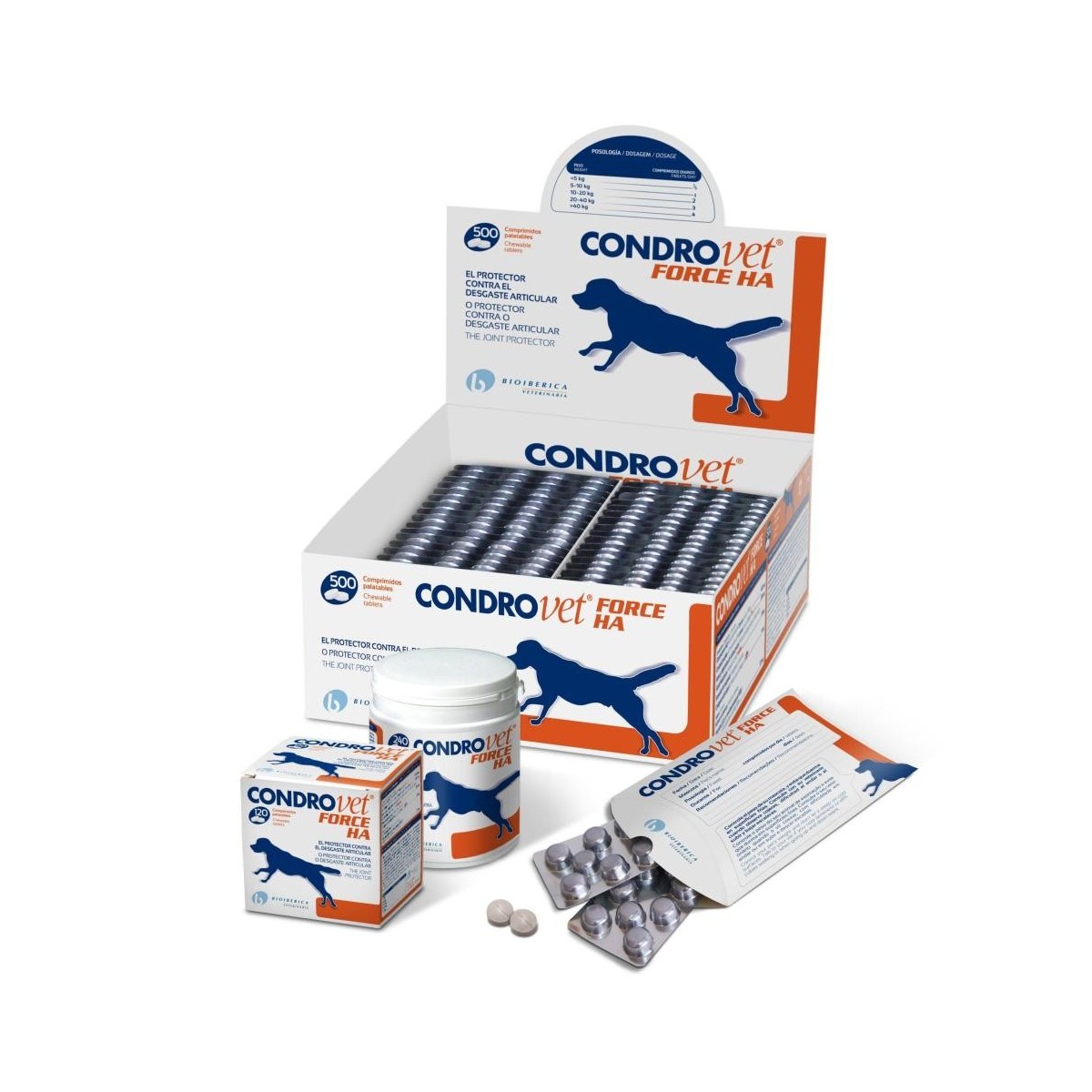 condrovet force ha 120 comprimidos