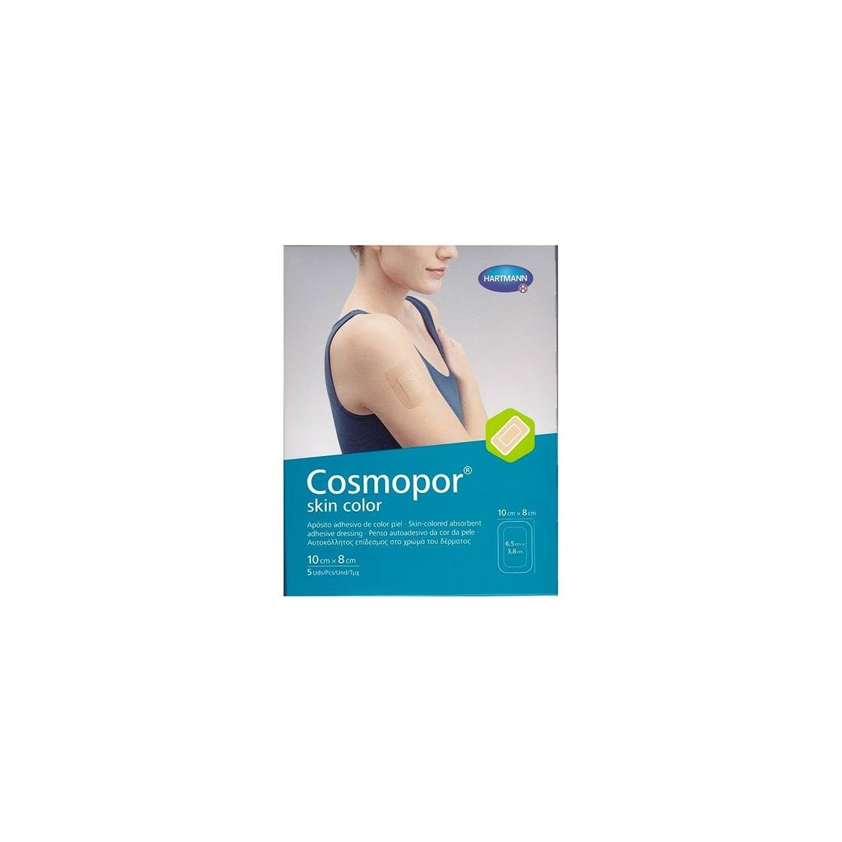 cosmopor skin color esteril 10cmx8cm