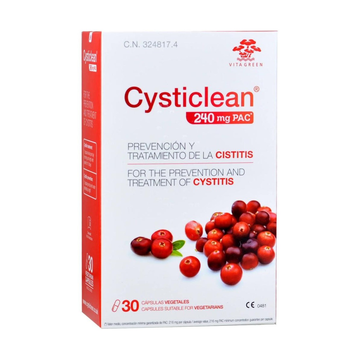 cysticlean 30 capsulas