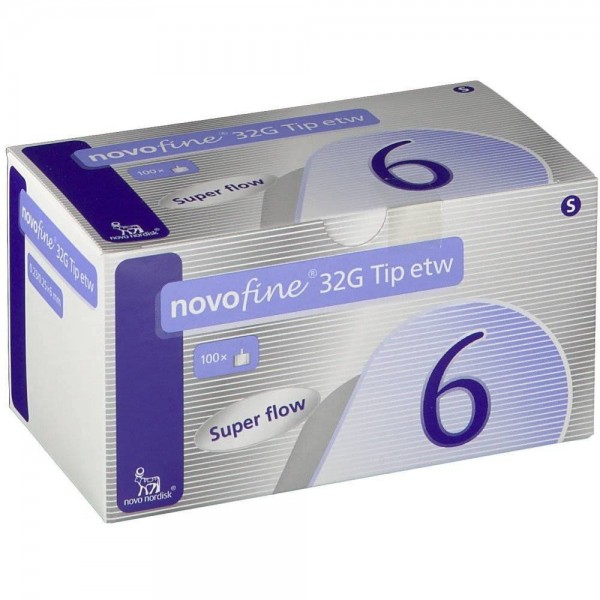 novofine 32g 6mm 100 agujas