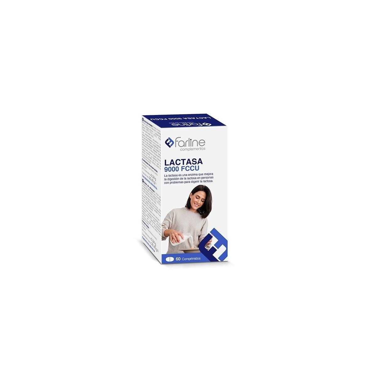 farline lactasa 9000 fccu 60 comprimidos