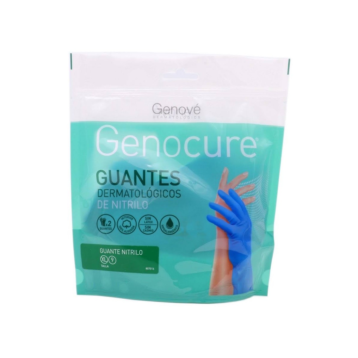 genocure guantes de nitrilo talla xl 9