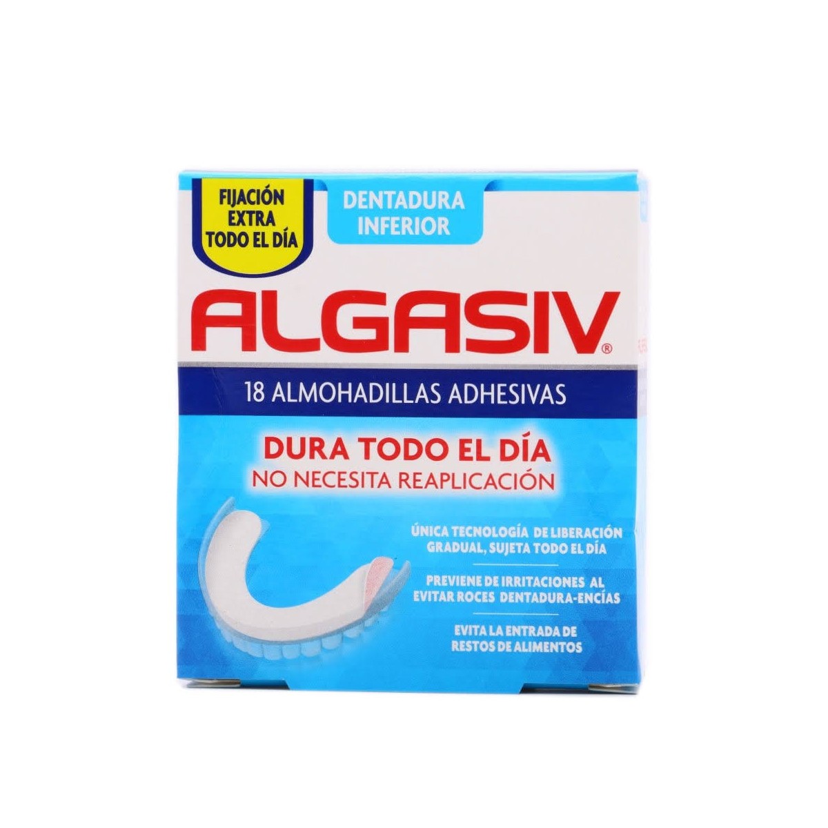 algasiv dentadura inferior 18 almohadillas